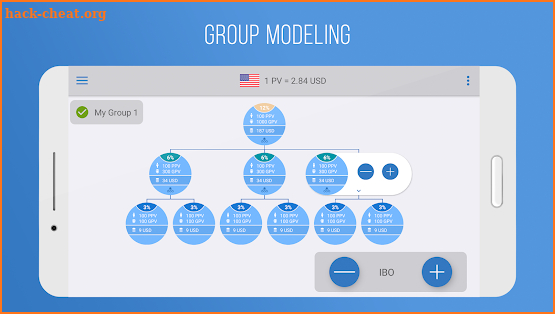 Amway Business Calculator screenshot