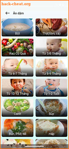 Ăn dặm cho bé screenshot