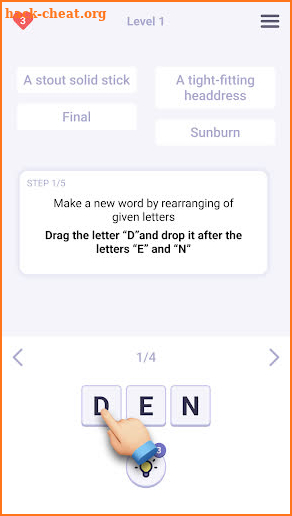 Anagram List: Word Puzzle Game screenshot