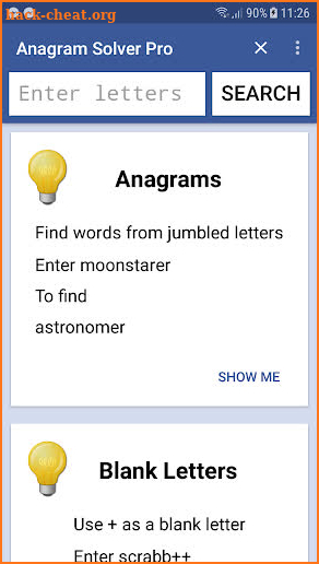 Anagram Solver Pro screenshot