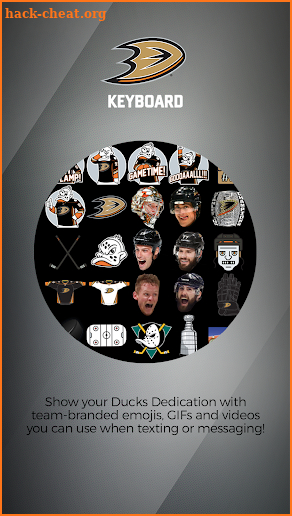 Anaheim Ducks Keyboard screenshot