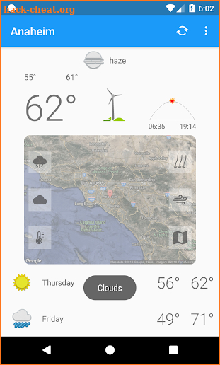 Anaheim,CA - weather and more screenshot