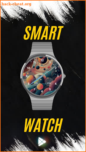 Analog Abstract Colorful Watch screenshot