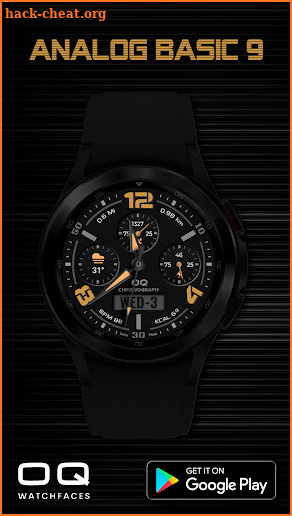 Analog Basic 9 Wear OS4 screenshot