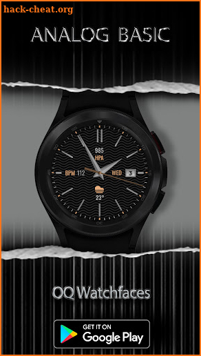 Analog Basic WF Wear OS 3+ screenshot