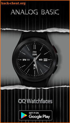 Analog Basic WF Wear OS 3+ screenshot