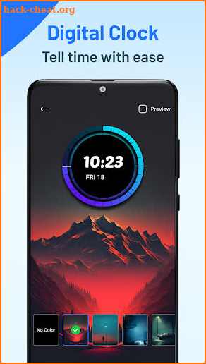 Analog clock - Digital clock screenshot