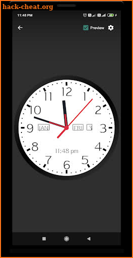 Analog Clock Live Wallpaper screenshot