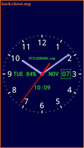 Analog Clock Live Wallpaper-7 PRO screenshot