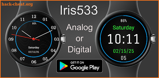 Analog Digital Watch Iris533 screenshot