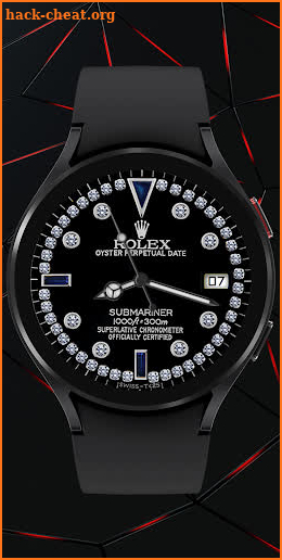 Analog Rolex Black WatchFace screenshot