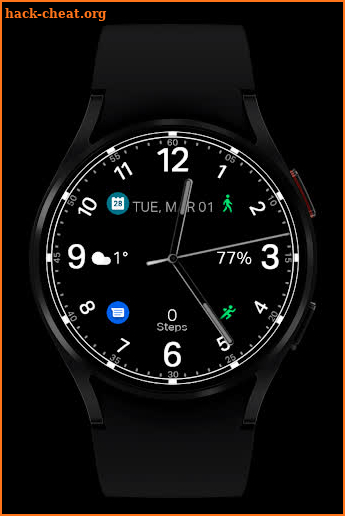 Analog Watch Face Wear OS screenshot