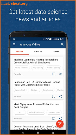 Analytics Vidhya - Machine Learning Tutorials screenshot