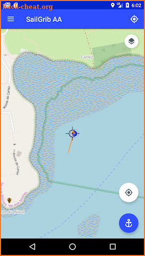 Anchor Alarm  - SailGrib AA screenshot