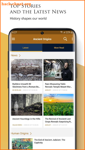 Ancient Origins – History, Mystery, Science screenshot