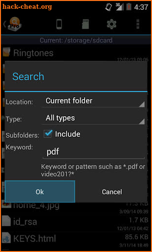 AndExplorerPro (file manager) screenshot