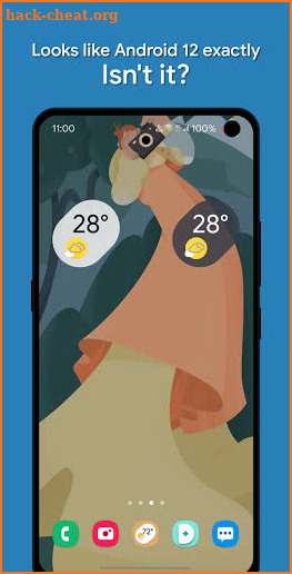 Android 12 Weather Widgets screenshot