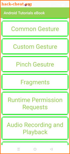 Android Tutorials (Free) screenshot