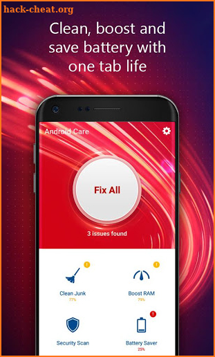 AndroidCare -Cleaner, Booster and Battery Saver screenshot