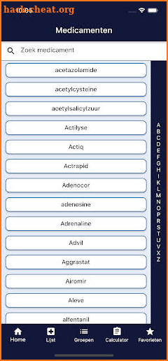 Anesthesiologie Medicatie screenshot