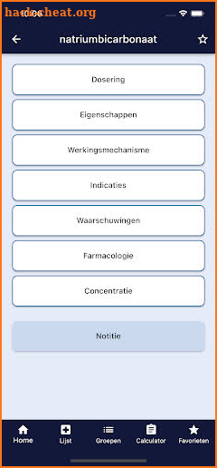 Anesthesiologie Medicatie screenshot