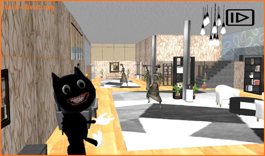 Angry Cartoon Cat Night Light Head 3 Versus screenshot