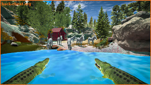 Angry Crocodile Beach Attack screenshot