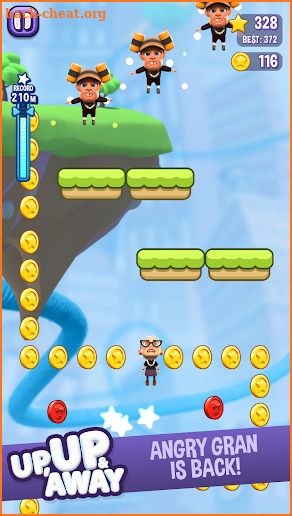 Angry Gran Up Up and Away - Jump screenshot