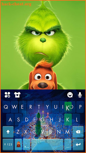 Angry Grinch Keyboard Theme screenshot