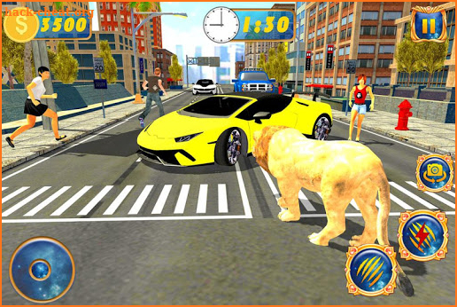 Angry Lion City Attack Simulator 2019 screenshot