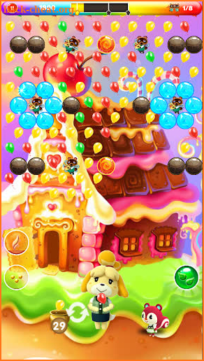 Animal Crossing New Bubble Shooter screenshot