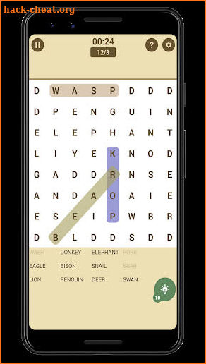 Animal Letters Soup screenshot