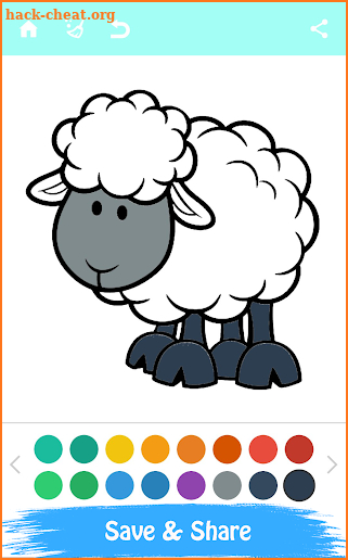 Animal Park Coloring Book-Animal Painting Game screenshot