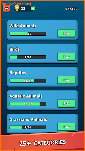 Animal Quiz Guess their Answer screenshot