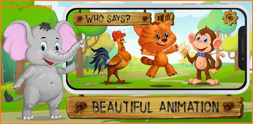 Animal sounds. Fun Learning game for Kids. screenshot