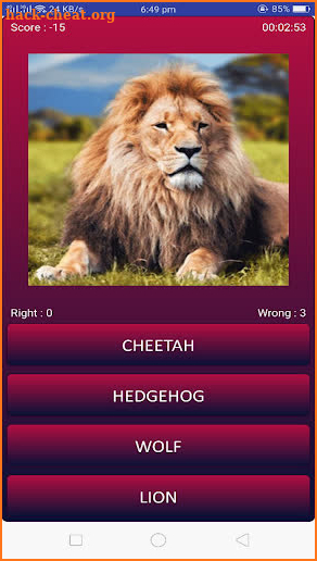 Animals quiz: Mammals, Reptiles, Birds, Fishes screenshot