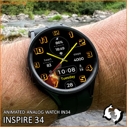 Animated Analog Watch Face 34 screenshot