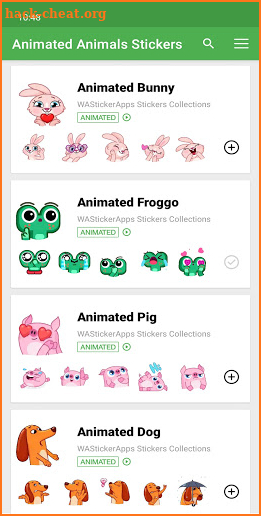 Animated Animals Stickers WAStickerApps screenshot