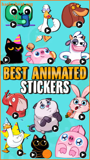 ANIMATED Animals WastickerApps screenshot