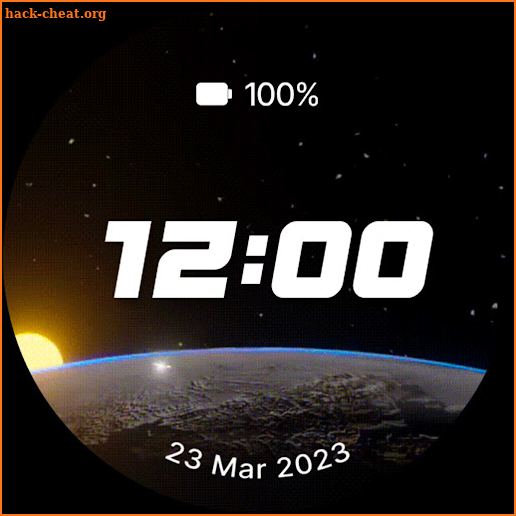 Animated Earth Watchfaces screenshot