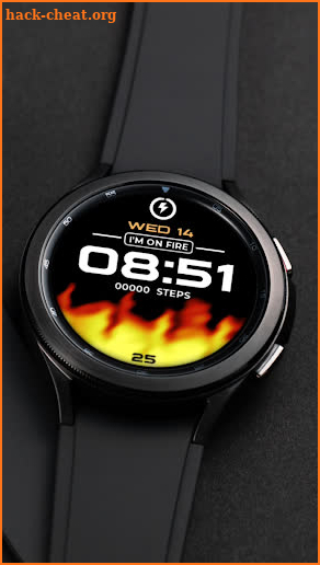 Animated Fire Watch Face screenshot