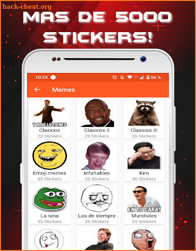 Animated stickers world screenshot