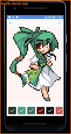 Anime & Manga Color by Number - Cute Pixel Art screenshot