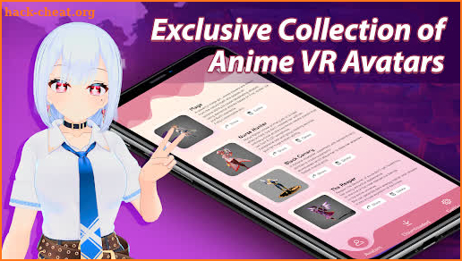 Anime avatars for VRChat screenshot