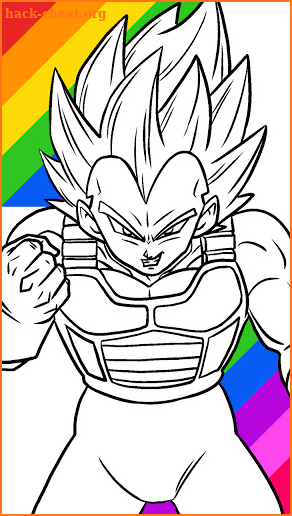 Anime Coloring Book Ultra Instinct screenshot