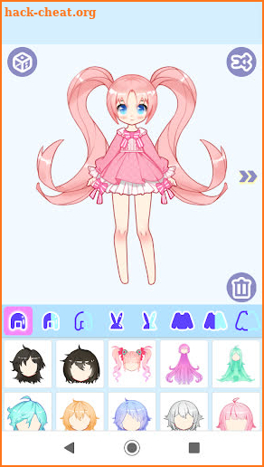 Anime Dress Up: Cute Anime Girls Maker screenshot