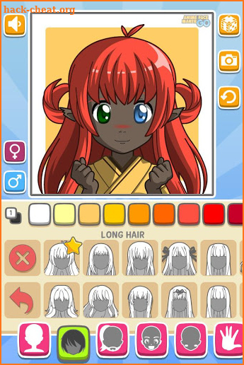 Anime Face Maker GO FREE screenshot