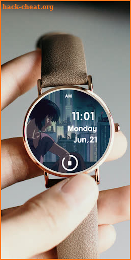 Anime Girl(Watch Face)Animated screenshot