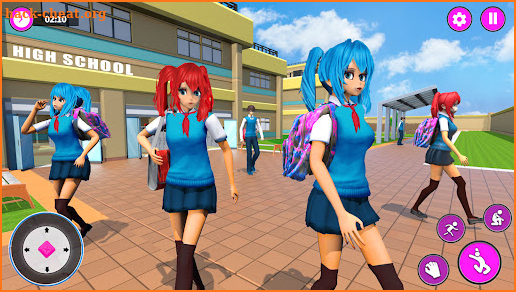 Anime High School Girl Life 23 screenshot