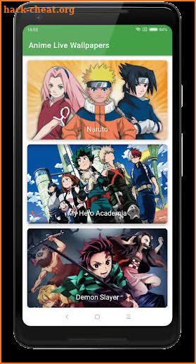 Anime Live Wallpapers screenshot